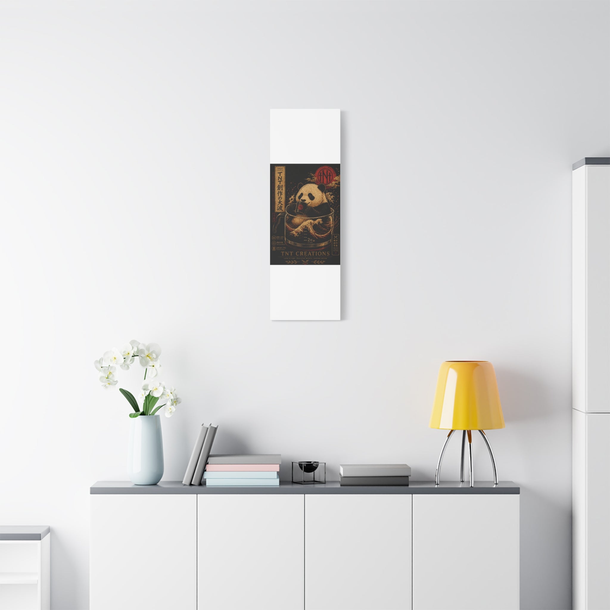 Panda Tea Canvas