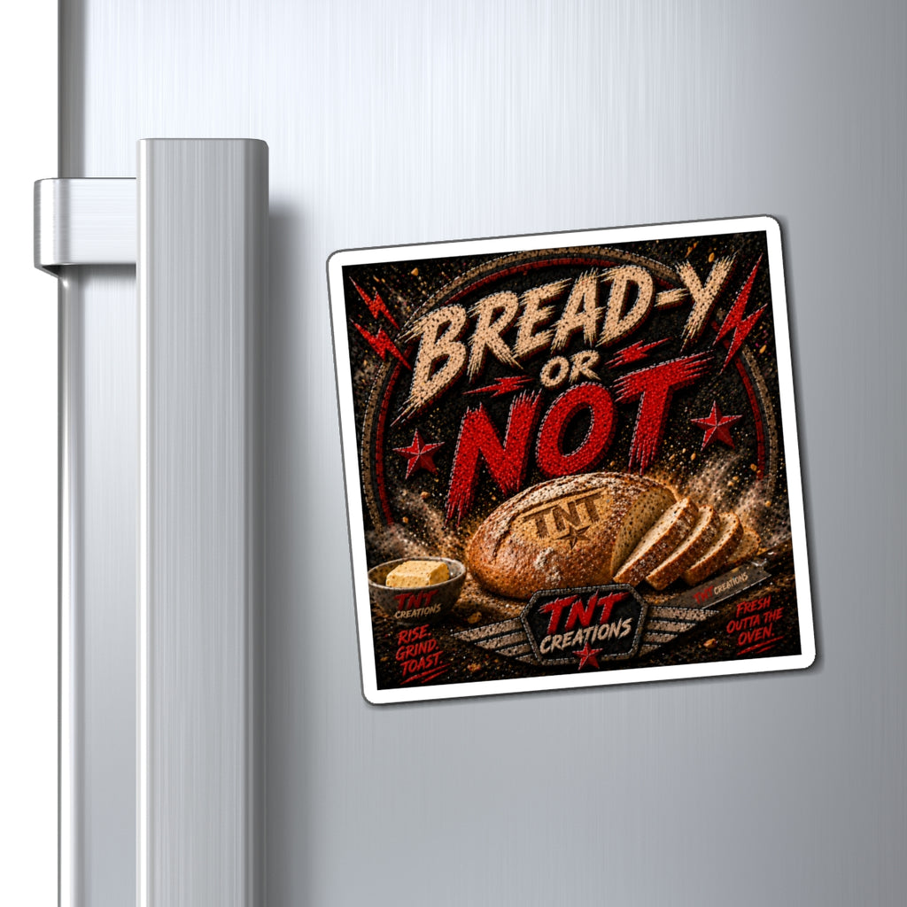 Magnet — "Bread-y or Not" Vintage Bakery Refrigerator Magnet