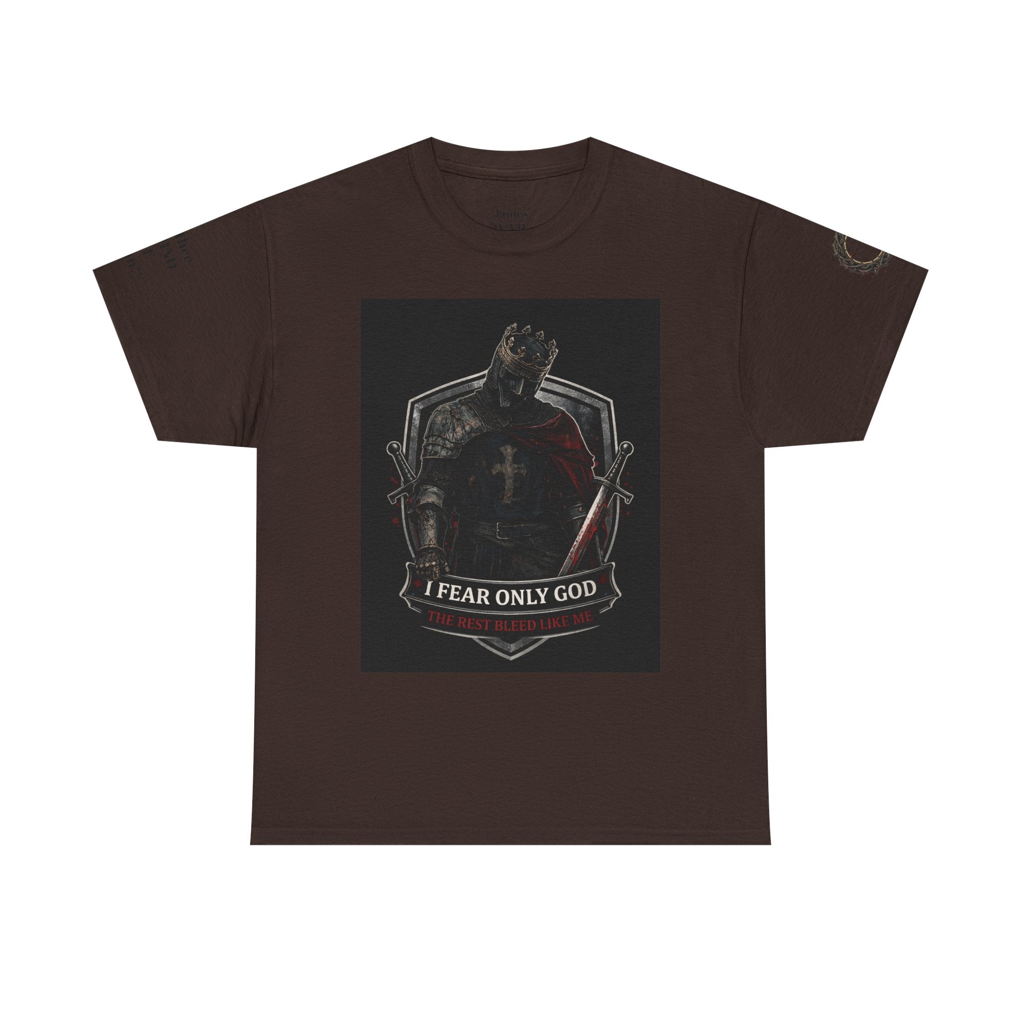 Fear Only God T-Shirt — Steadfast Valor Co. Knight Graphic Tee