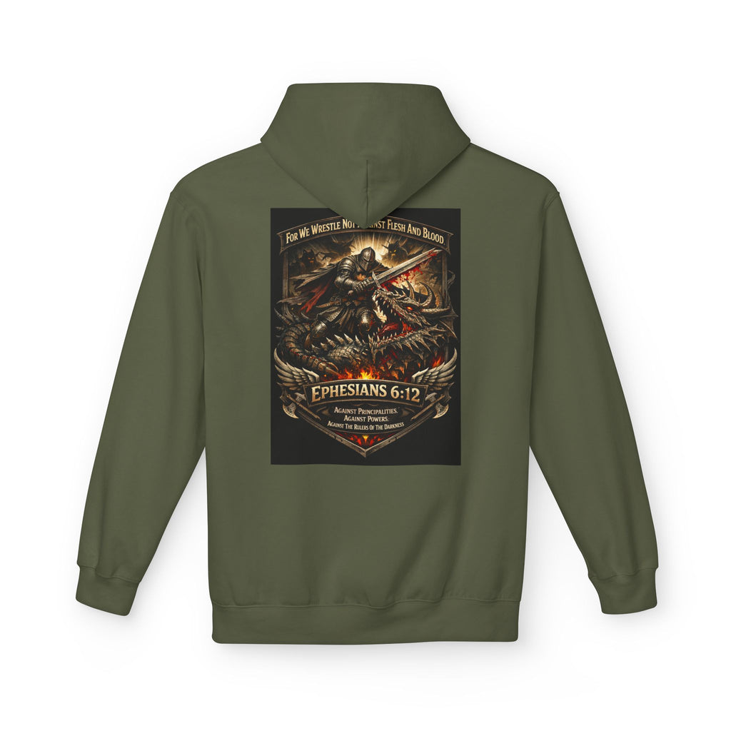 Christian Warrior Hoodie — "Stand Firm" Ephesians 6:12 Inspirational Gospel Hoodie
