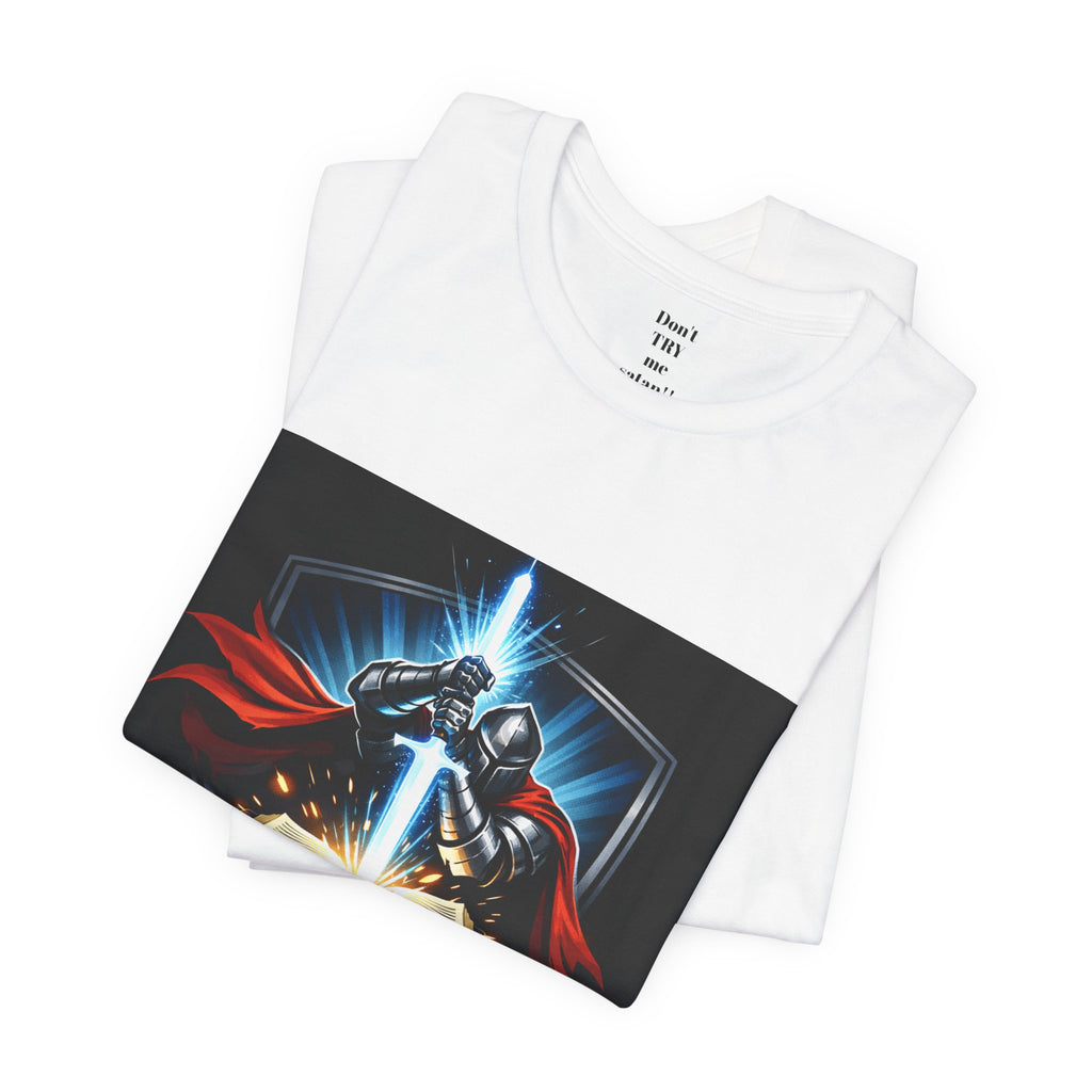 Come Get Psalm!! Graphic Tee — Christian Knight Sword Design