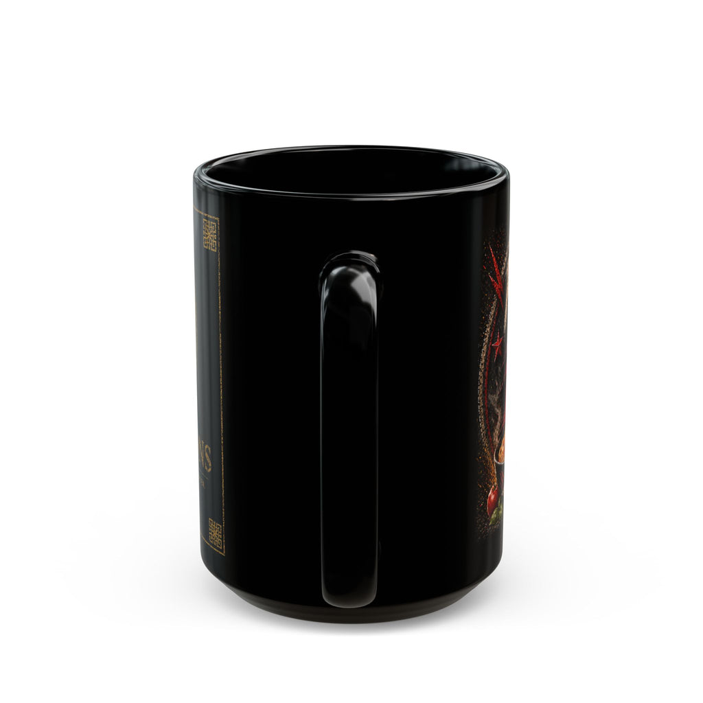 TNT Creations Black Mug – Vintage Logo Coffee Cup (11oz/15oz)