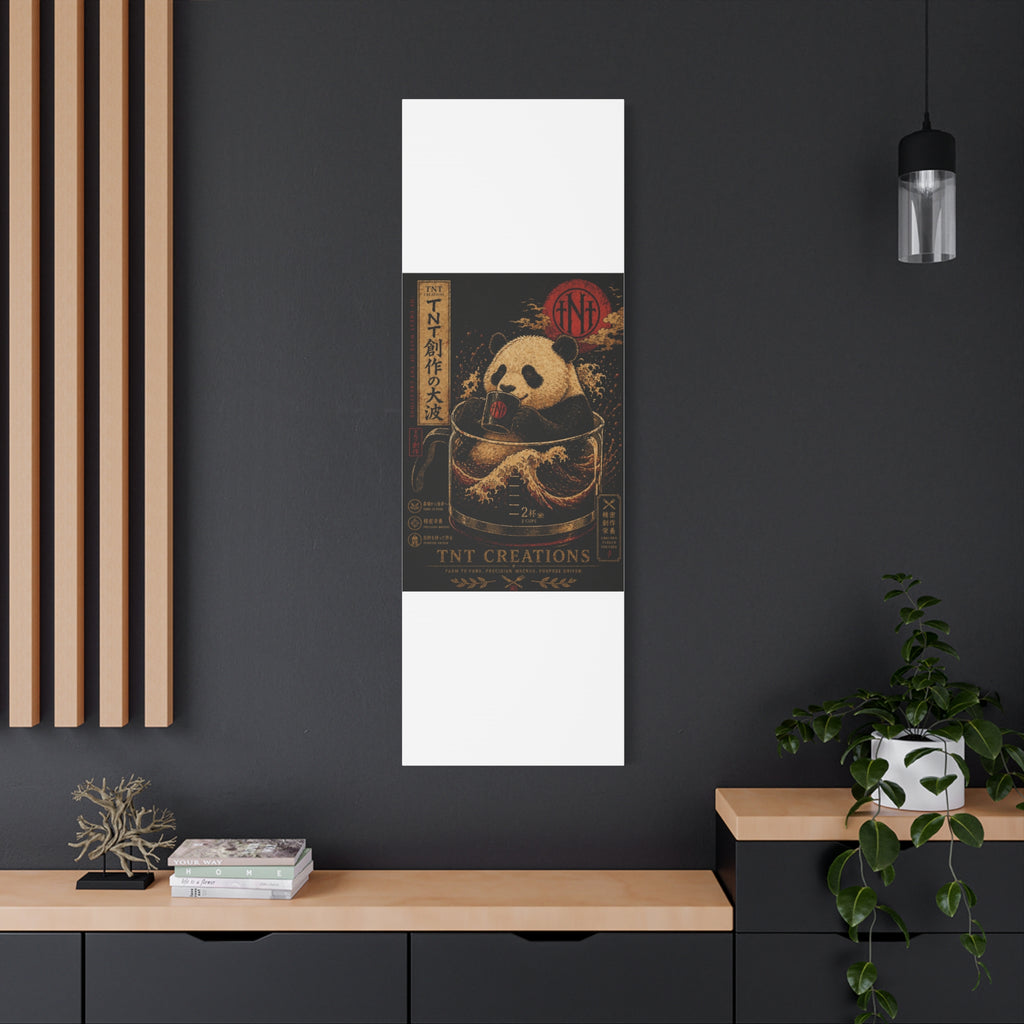 Panda Tea Canvas
