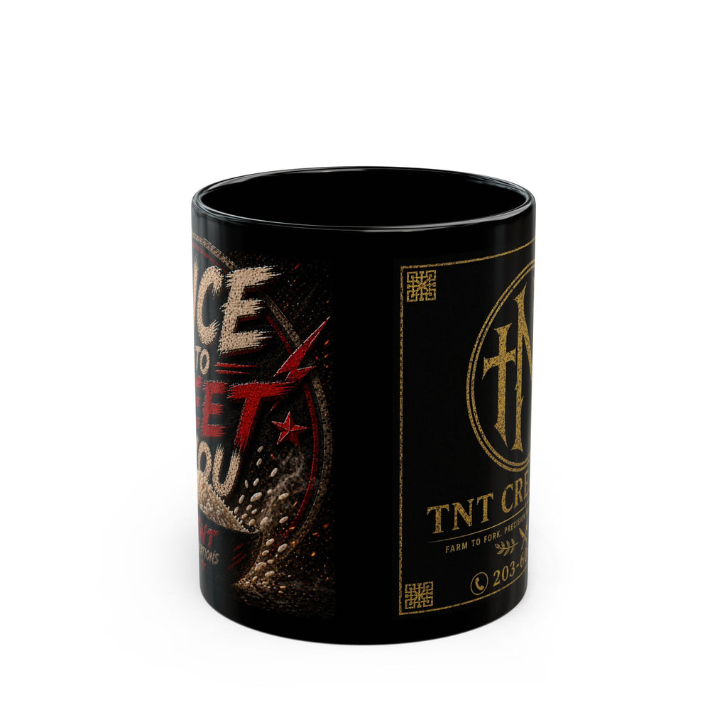 TNT Creations Black Logo Mug — 11oz/15oz Ceramic Coffee Cup