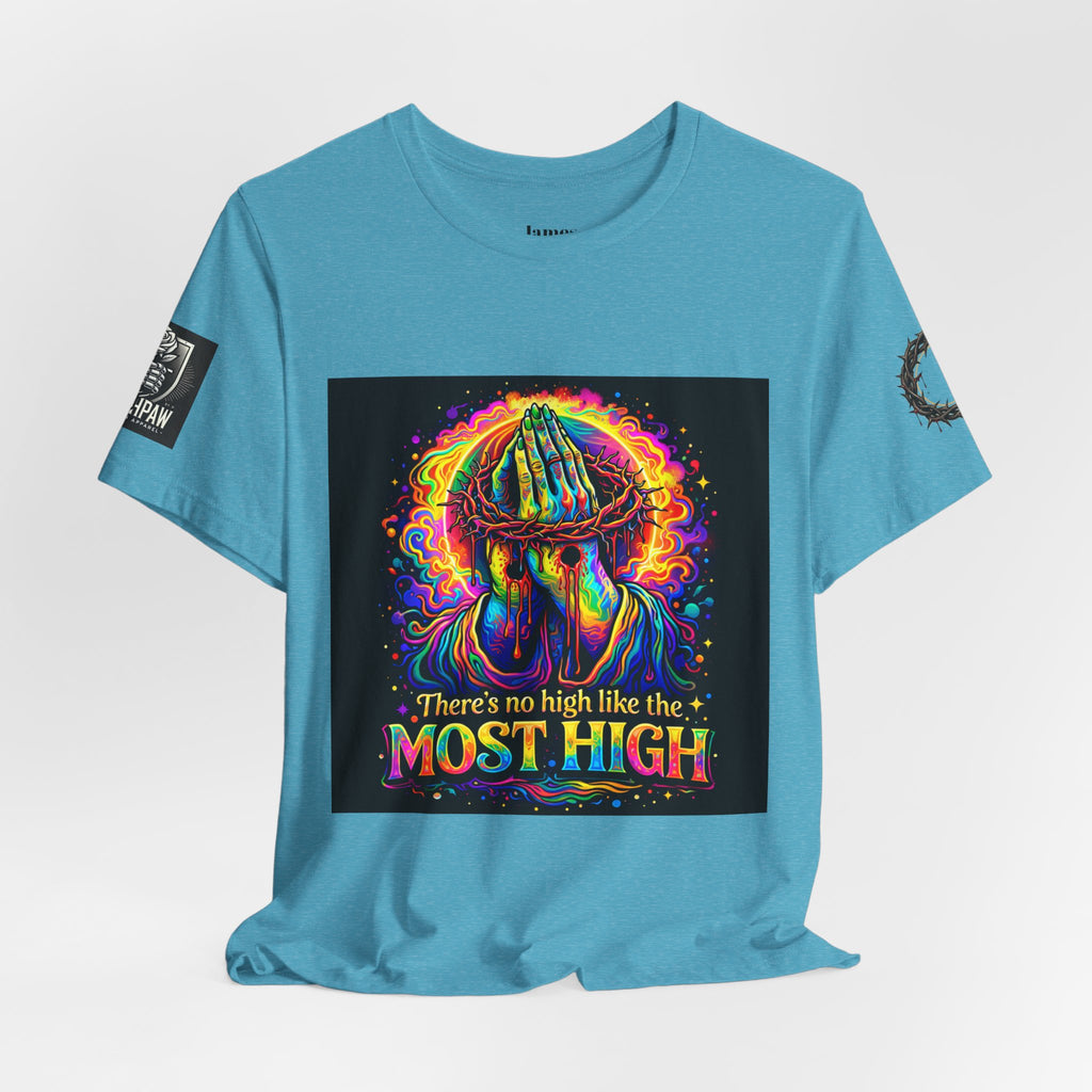Psychedelic Jesus T‑Shirt – "There's No High Like the Most High" Graphic Tee
