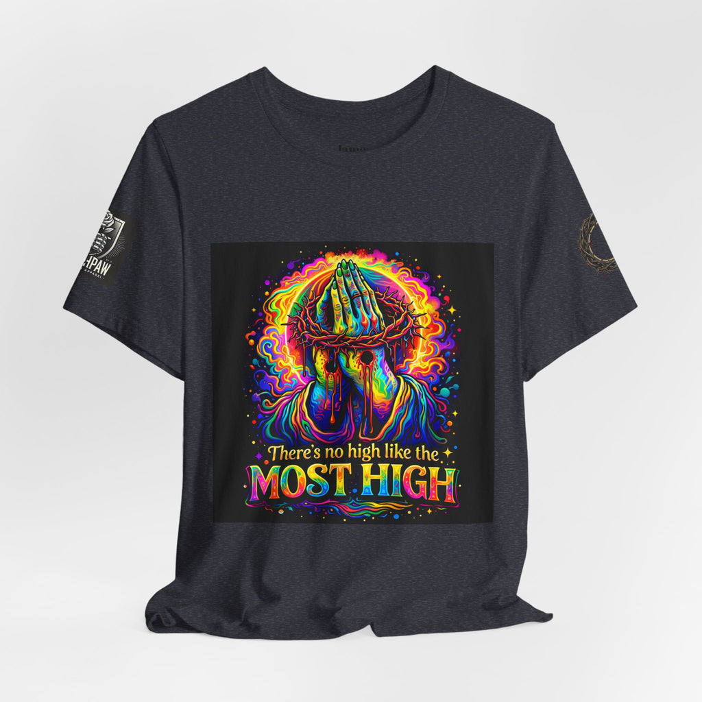 Psychedelic Jesus T‑Shirt – "There's No High Like the Most High" Graphic Tee