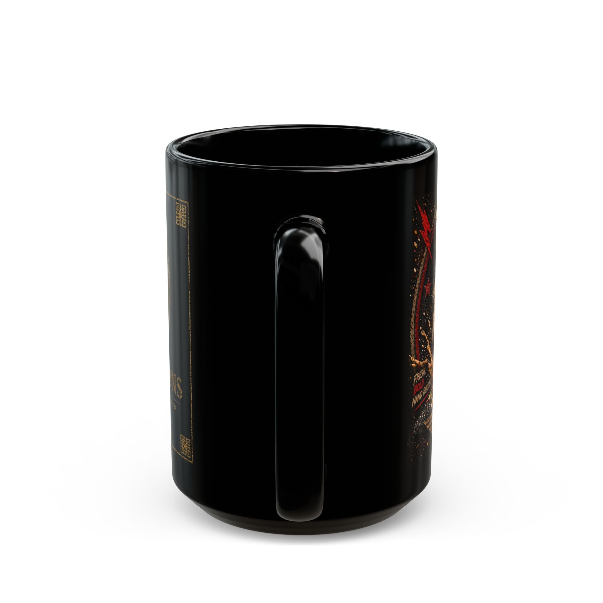 TNT Creations Black Logo Mug — 11oz/15oz Coffee Cup