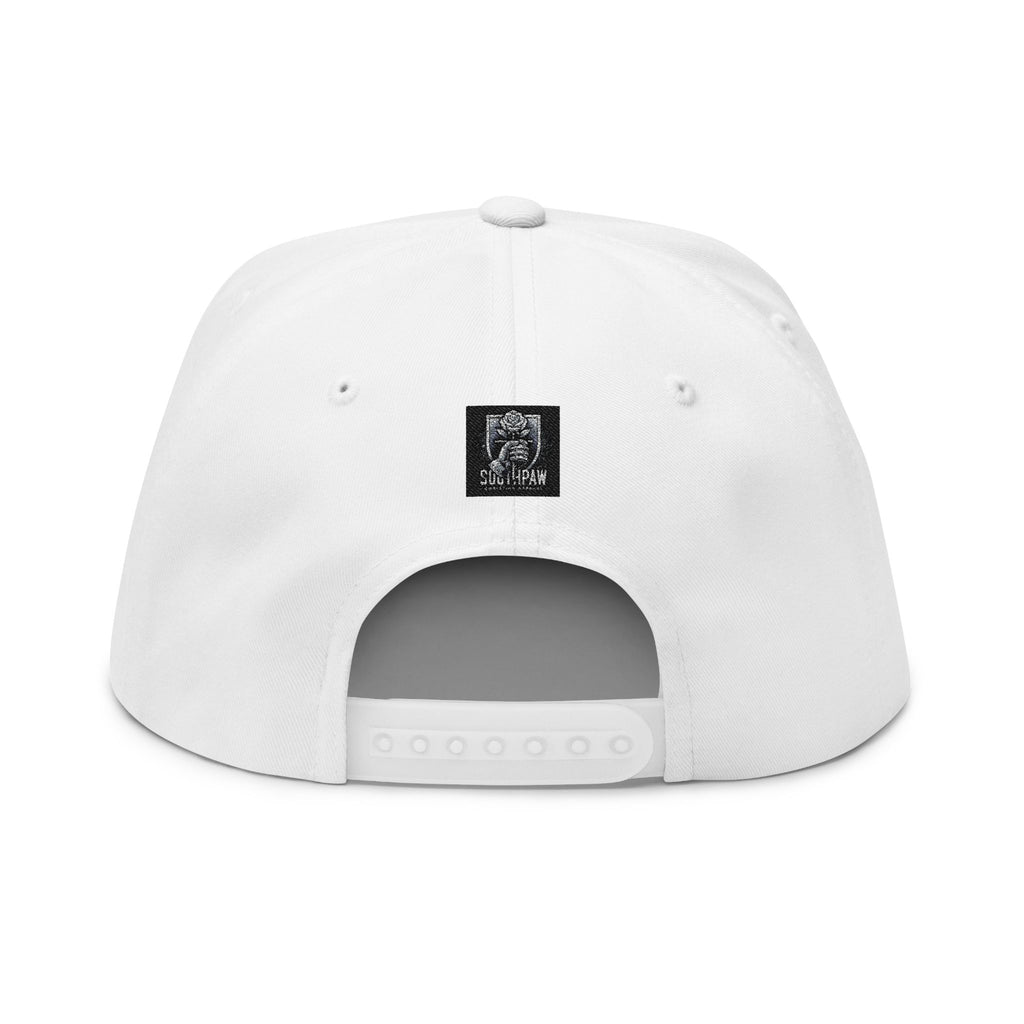 Embroidered Goat Skull Snapback Hat — Dark Gothic Crest