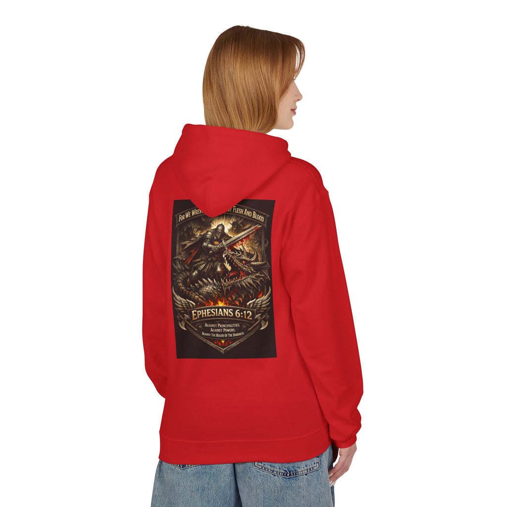 Christian Warrior Hoodie — "Stand Firm" Ephesians 6:12 Inspirational Gospel Hoodie