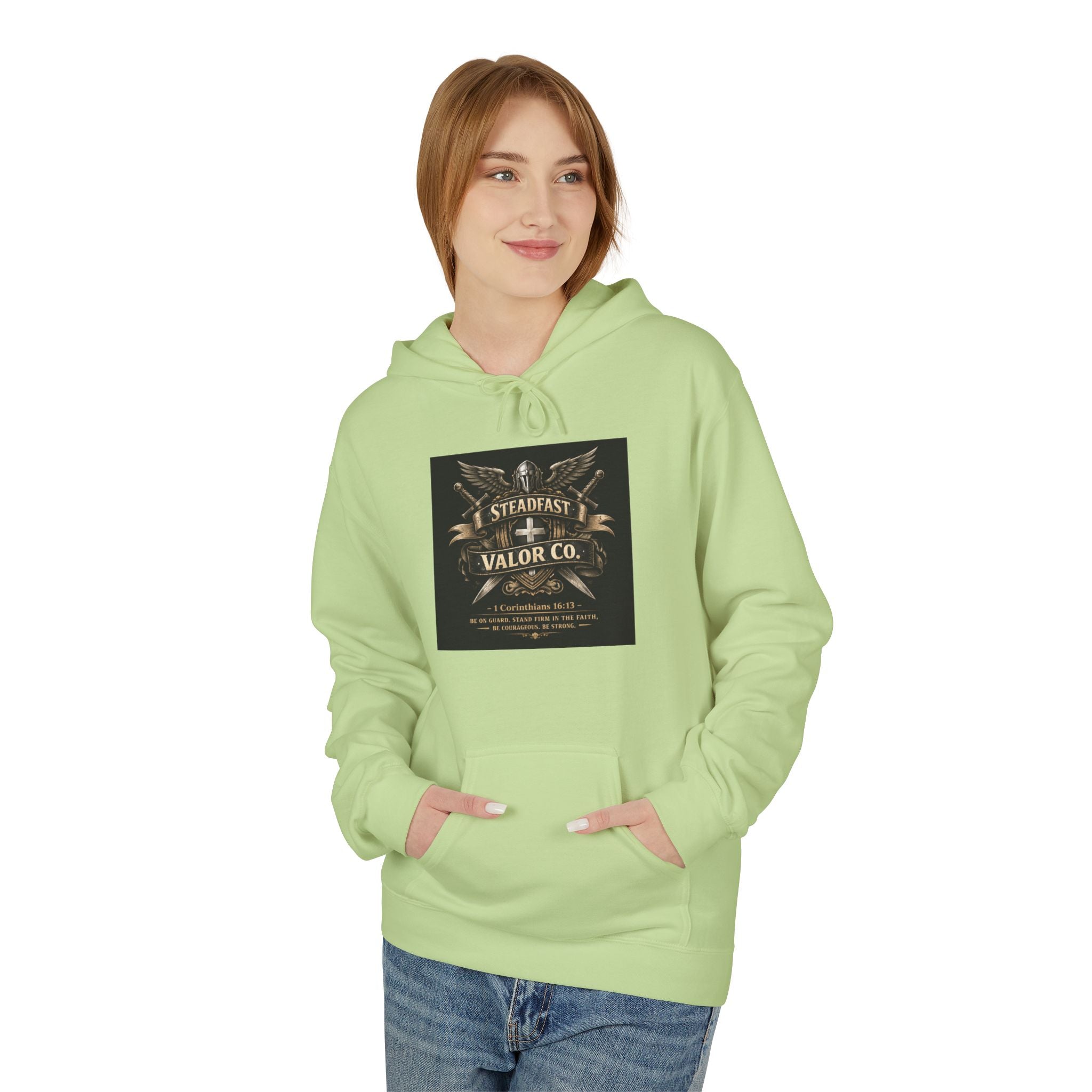 Christian Warrior Hoodie — "Stand Firm" Ephesians 6:12 Inspirational Gospel Hoodie