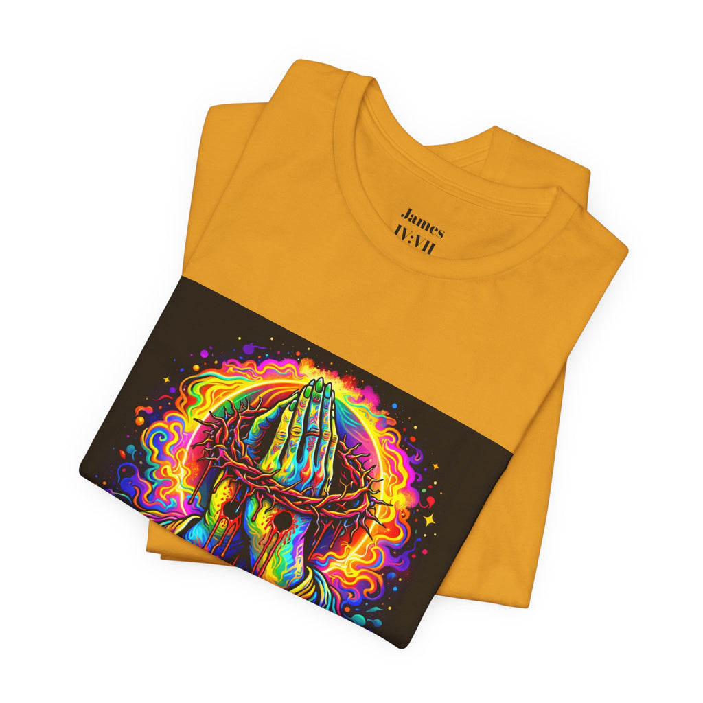 Psychedelic Jesus T‑Shirt – "There's No High Like the Most High" Graphic Tee