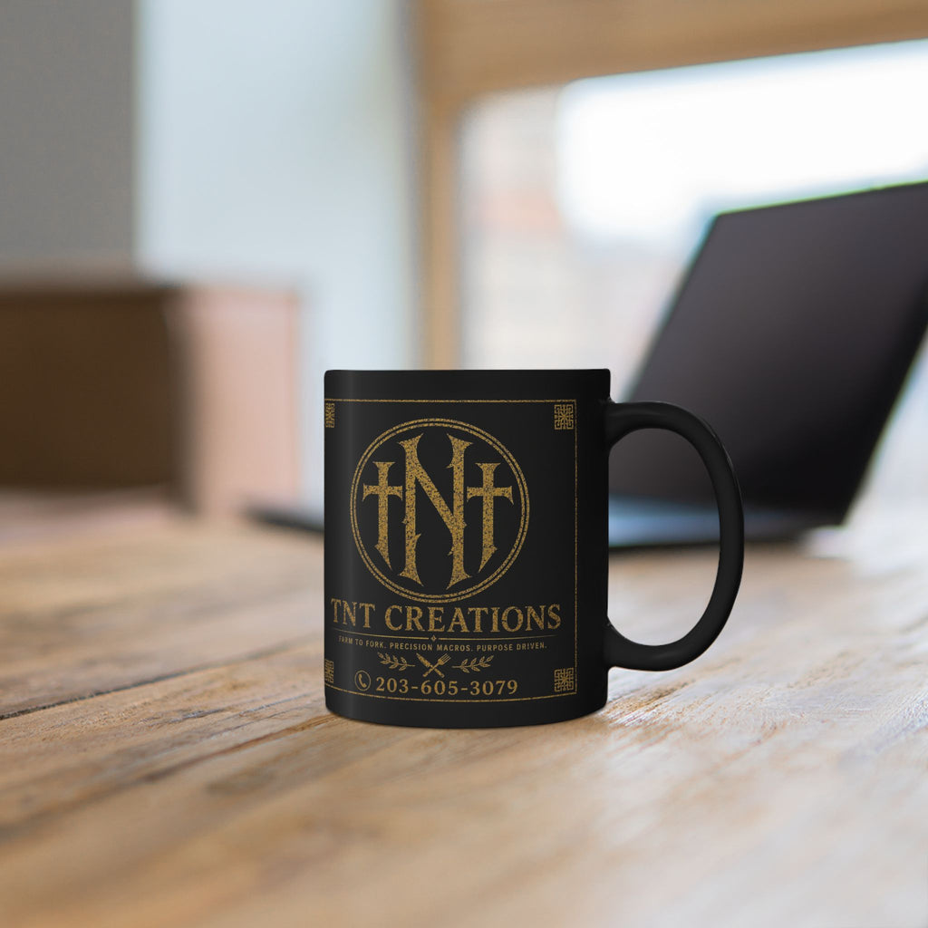 Black Logo Mug — TNT Creations 11oz/15oz