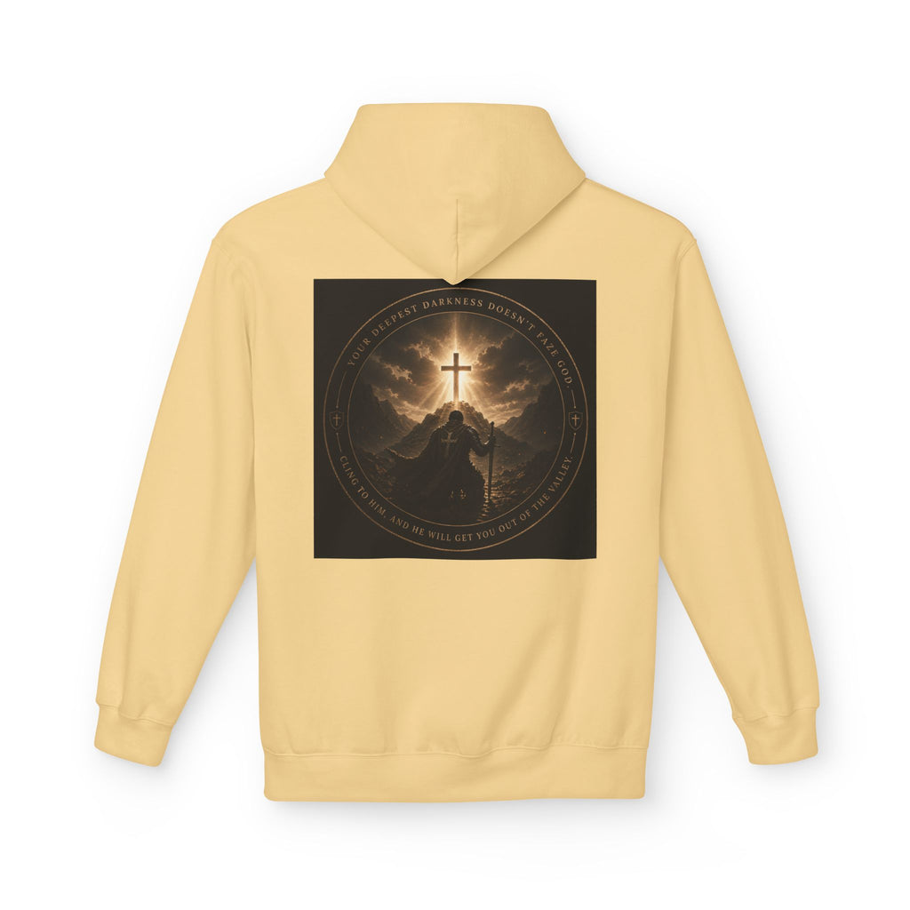 Christian Cross Hoodie — 'Stand by the Word' Inspirational Faith Sweatshirt
