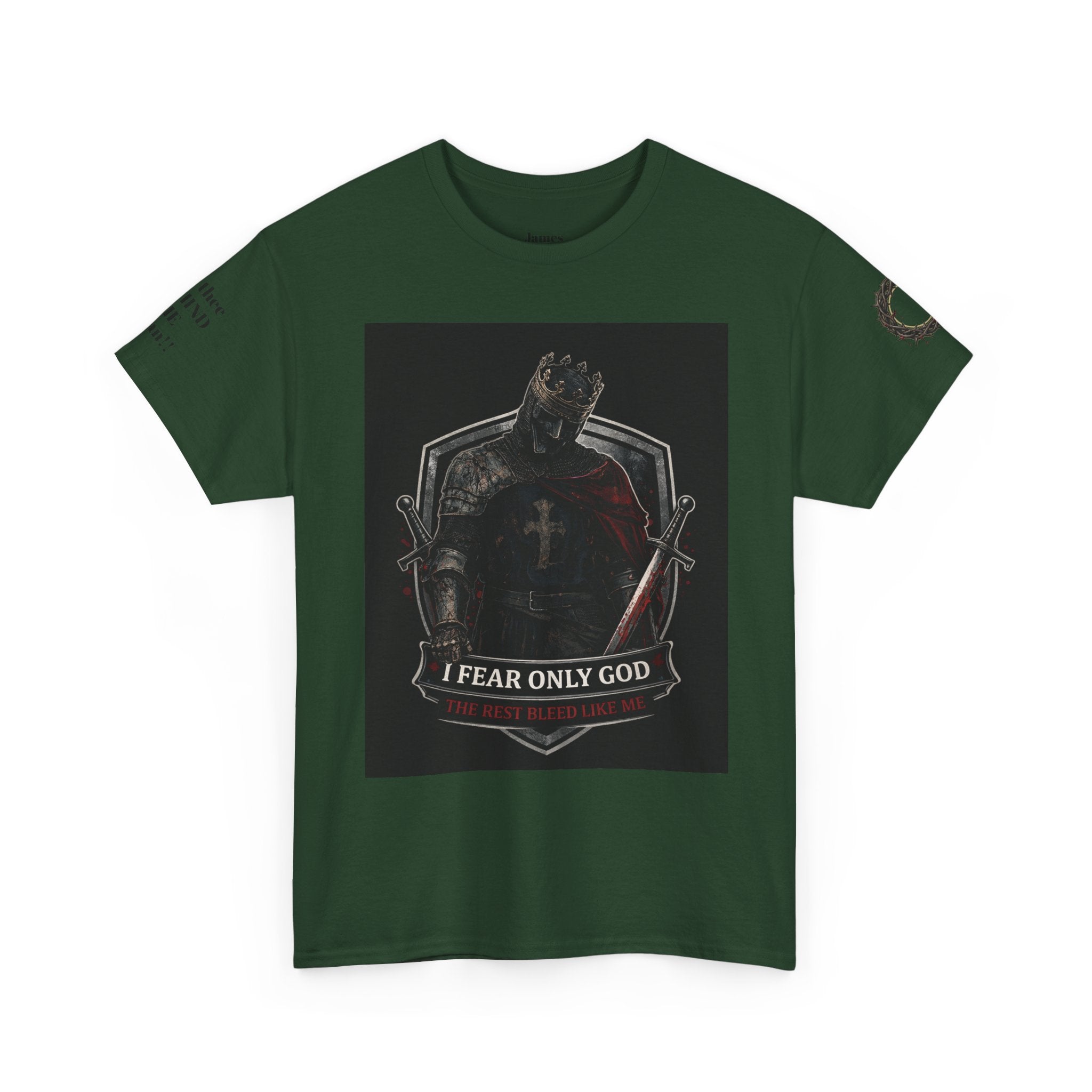 Fear Only God T-Shirt — Steadfast Valor Co. Knight Graphic Tee
