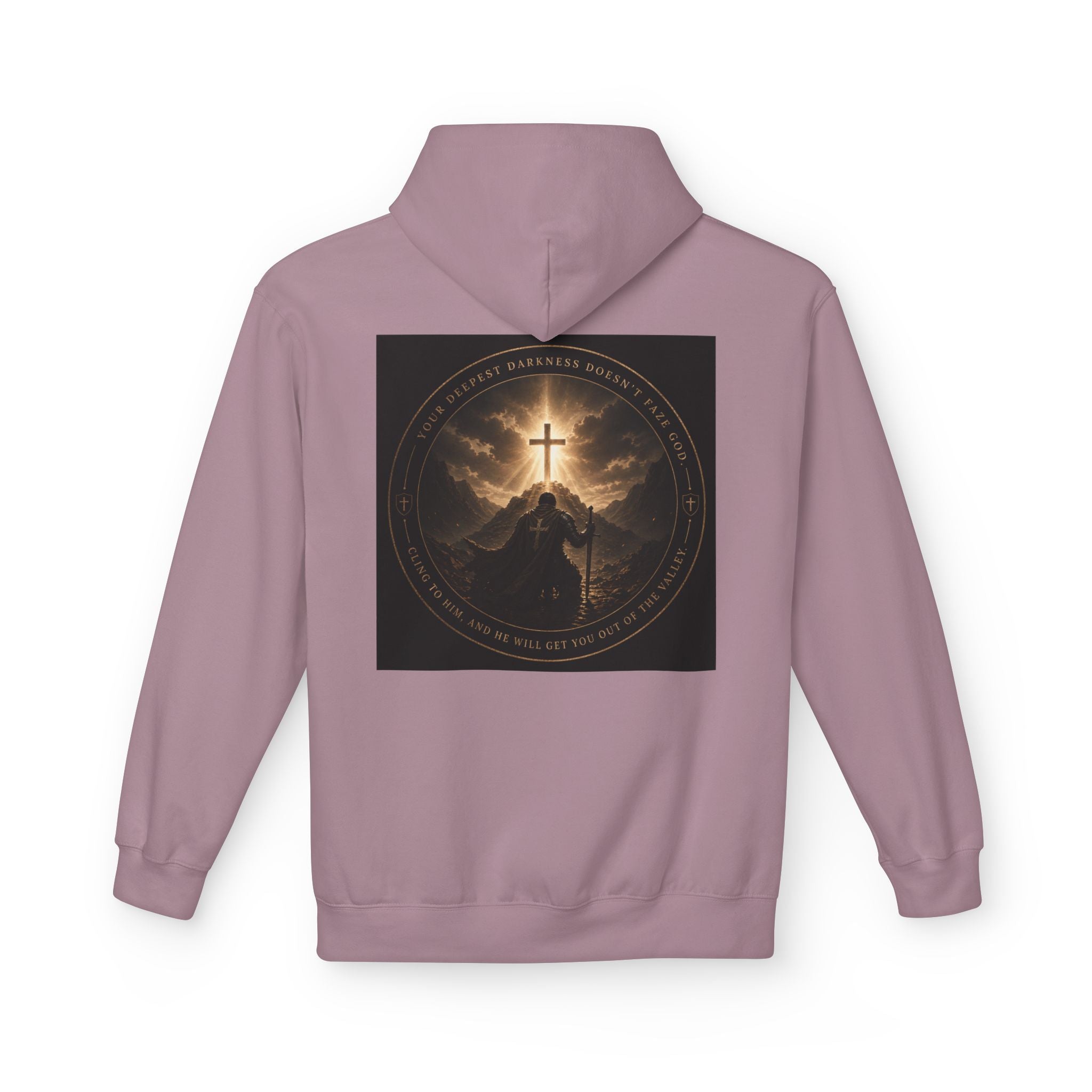 Christian Cross Hoodie — 'Stand by the Word' Inspirational Faith Sweatshirt