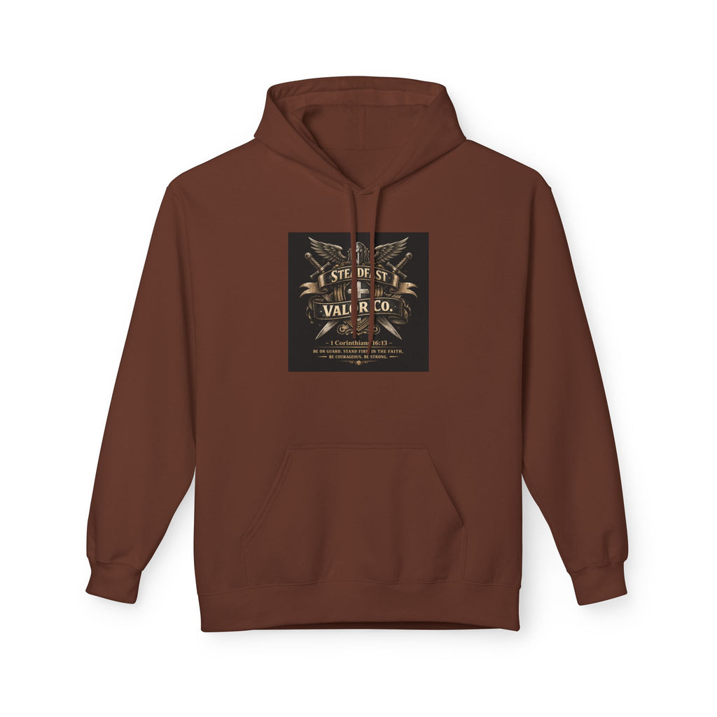 Christian Cross Hoodie — 'Stand by the Word' Inspirational Faith Sweatshirt