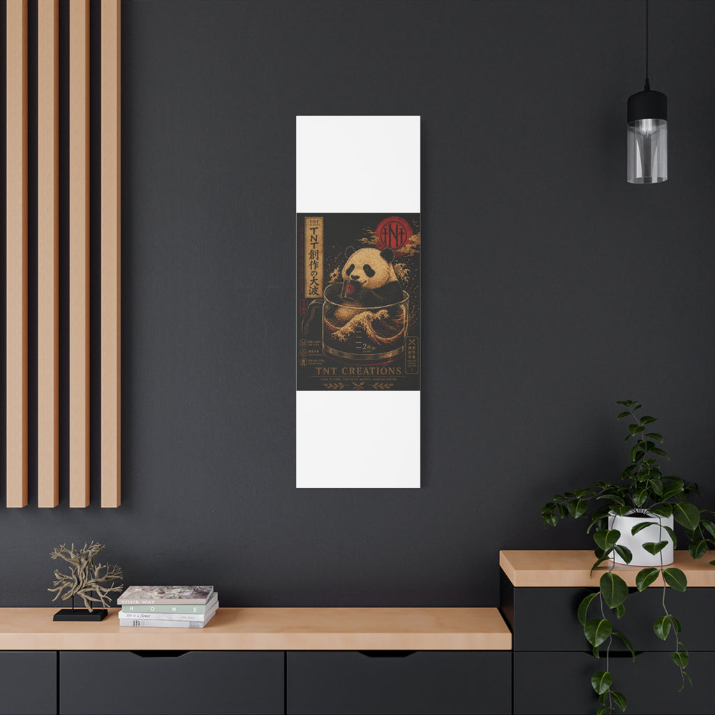 Panda Tea Canvas