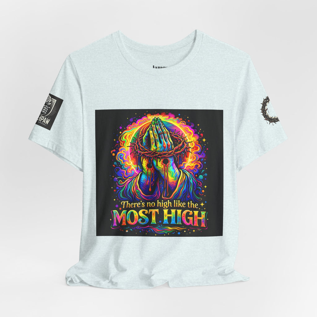Psychedelic Jesus T‑Shirt – "There's No High Like the Most High" Graphic Tee