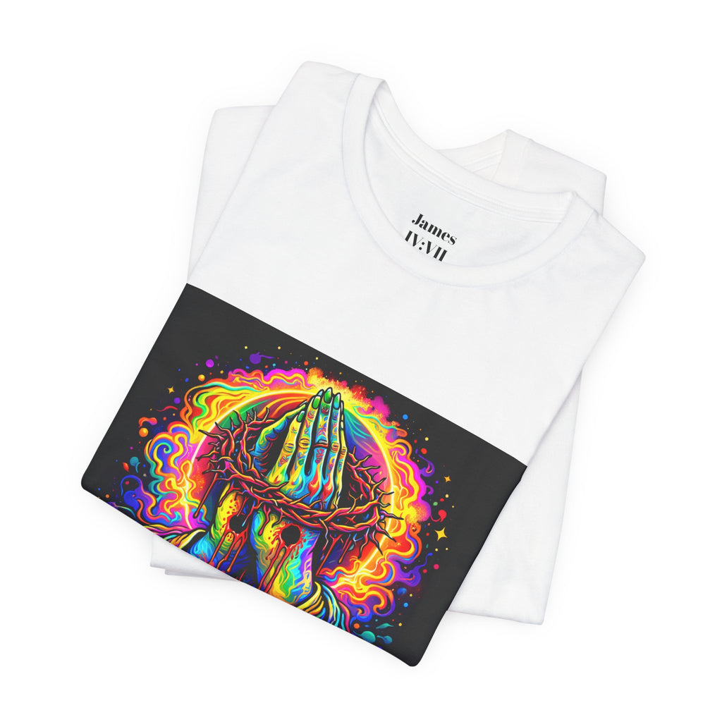 Psychedelic Jesus T‑Shirt – "There's No High Like the Most High" Graphic Tee