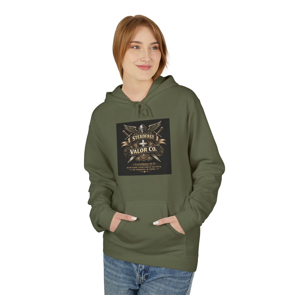 Christian Warrior Hoodie — "Stand Firm" Ephesians 6:12 Inspirational Gospel Hoodie