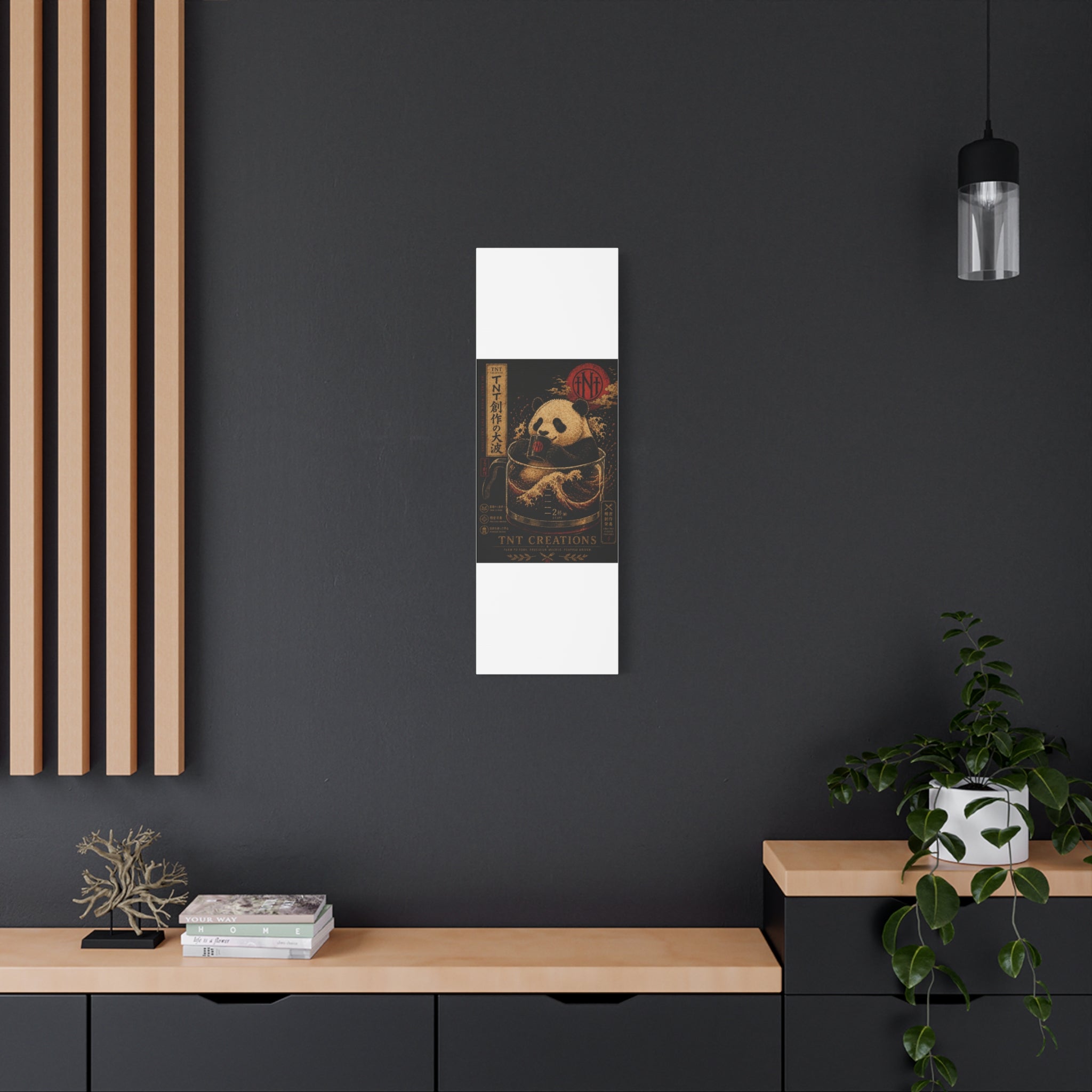 Panda Tea Canvas