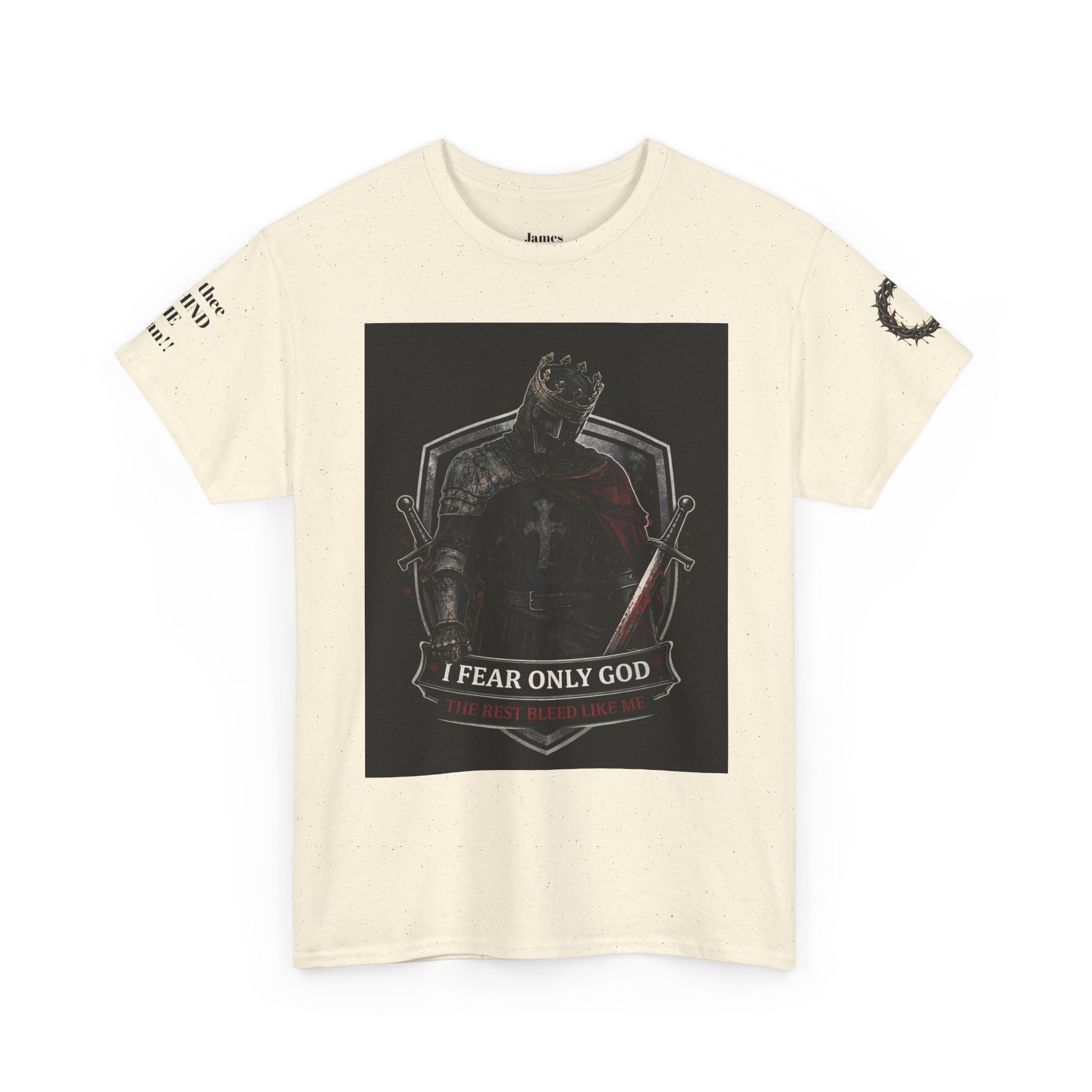 Fear Only God T-Shirt — Steadfast Valor Co. Knight Graphic Tee
