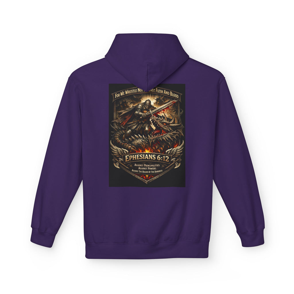 Christian Warrior Hoodie — "Stand Firm" Ephesians 6:12 Inspirational Gospel Hoodie