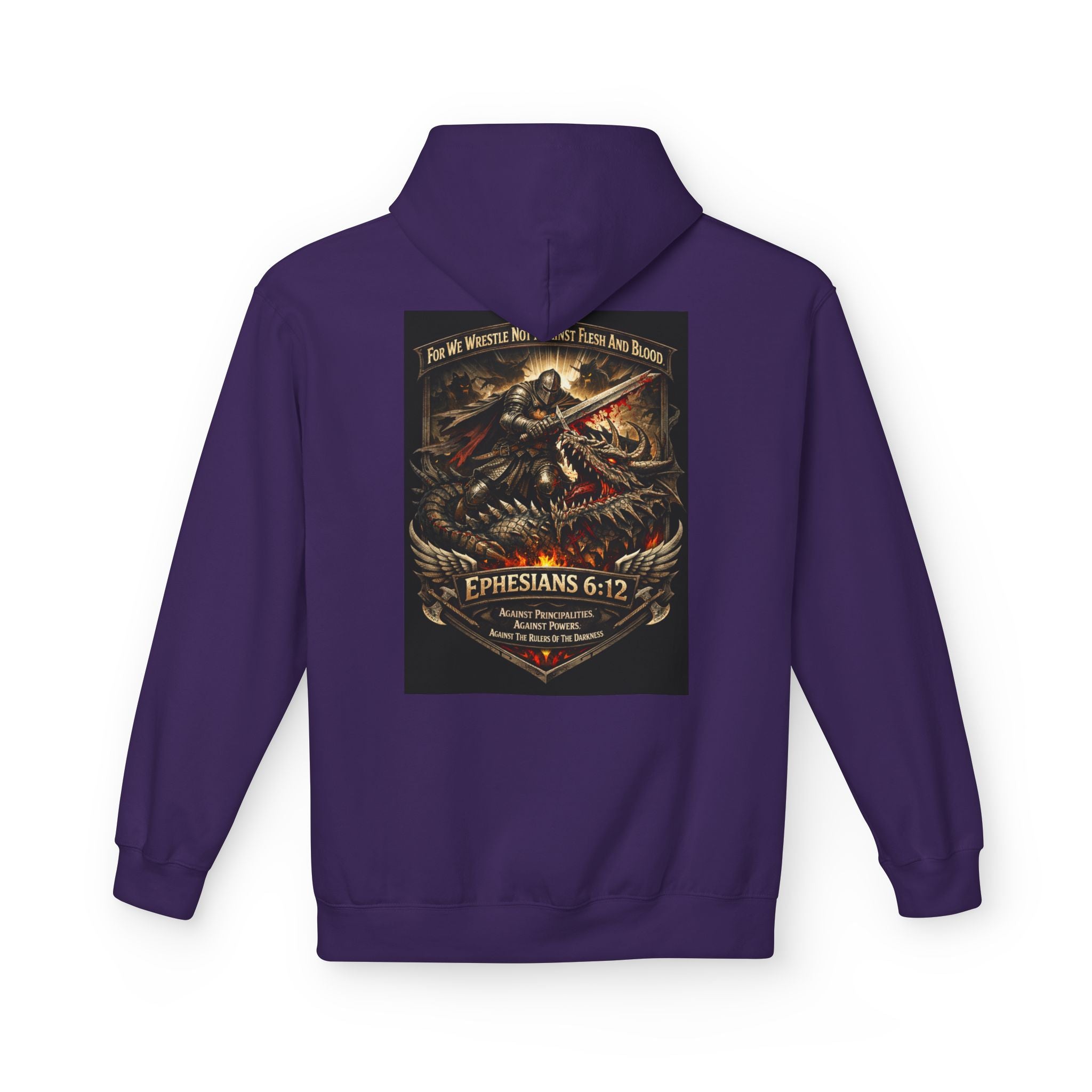 Christian Warrior Hoodie — "Stand Firm" Ephesians 6:12 Inspirational Gospel Hoodie