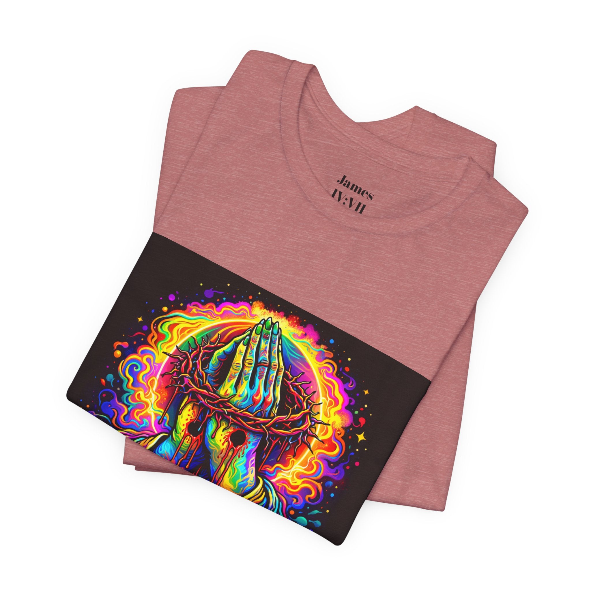 Psychedelic Jesus T‑Shirt – "There's No High Like the Most High" Graphic Tee