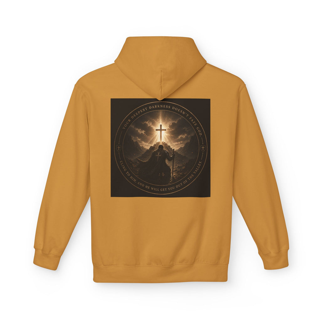 Christian Cross Hoodie — 'Stand by the Word' Inspirational Faith Sweatshirt