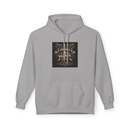 Christian Cross Hoodie — 'Stand by the Word' Inspirational Faith Sweatshirt