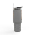 40oz Insulated Travel Mug — "Be the Light" Knight Crusader Design