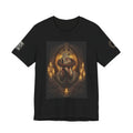 Satan-Repellant Graphic Tee — "Don't TRY me Satan!!" Chest Illustration & Back Slogan