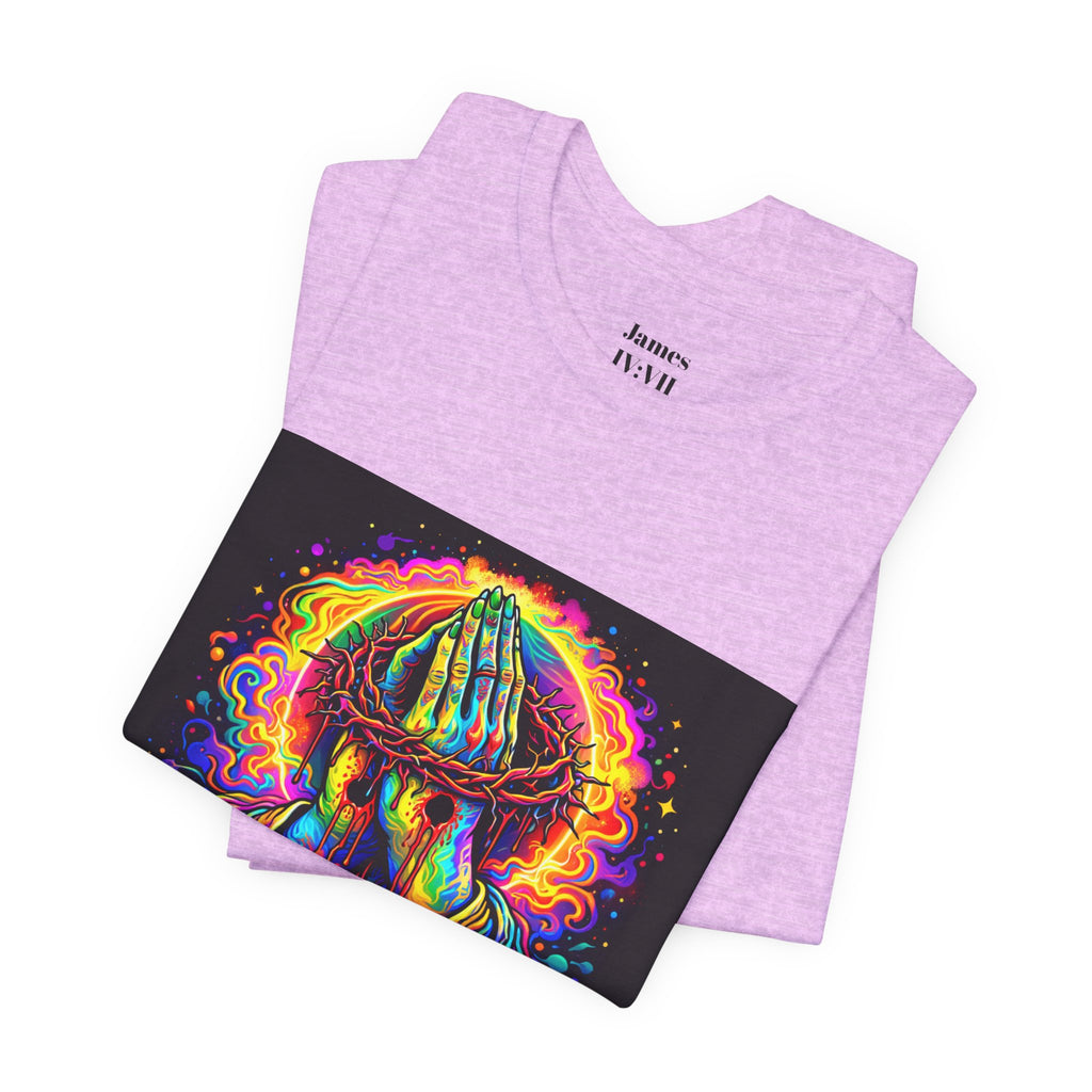 Psychedelic Jesus T‑Shirt – "There's No High Like the Most High" Graphic Tee