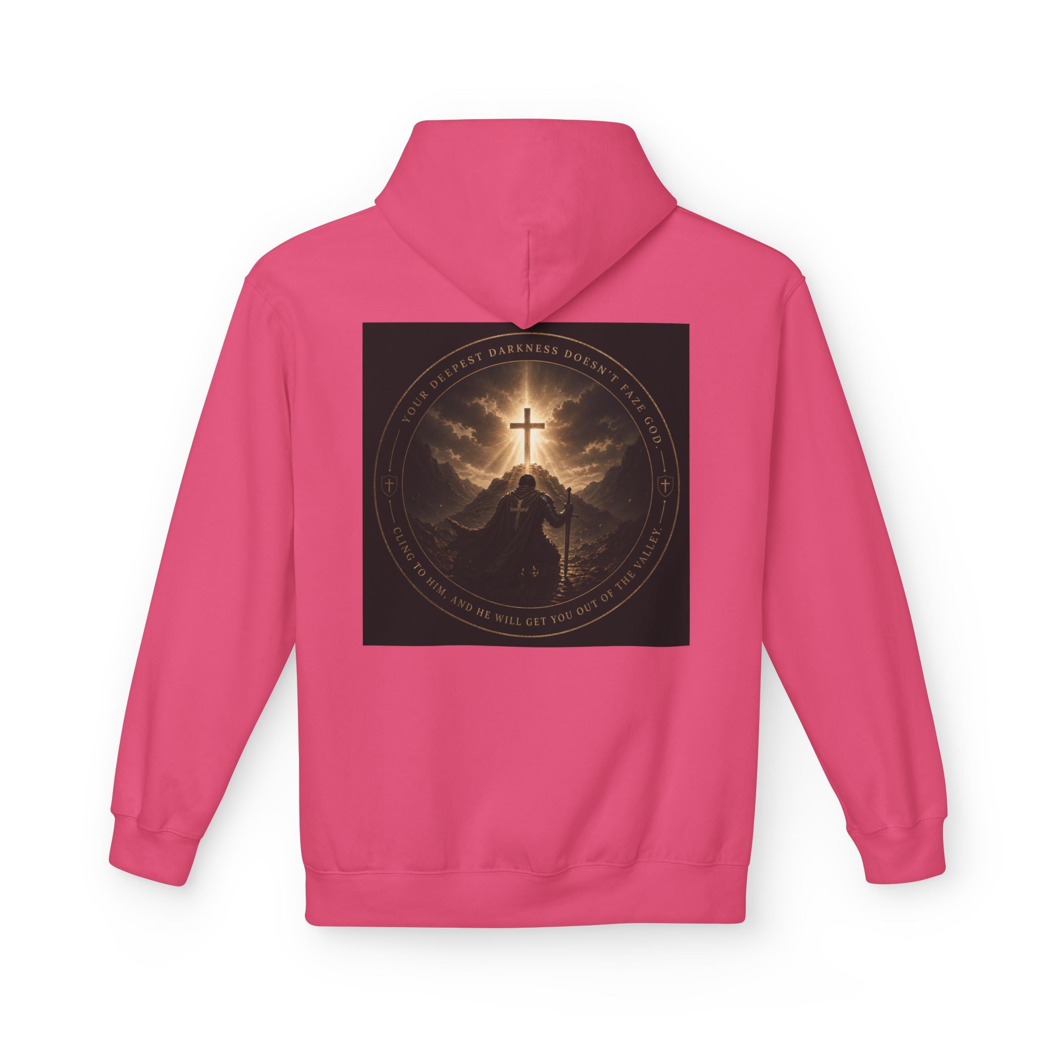 Christian Cross Hoodie — 'Stand by the Word' Inspirational Faith Sweatshirt