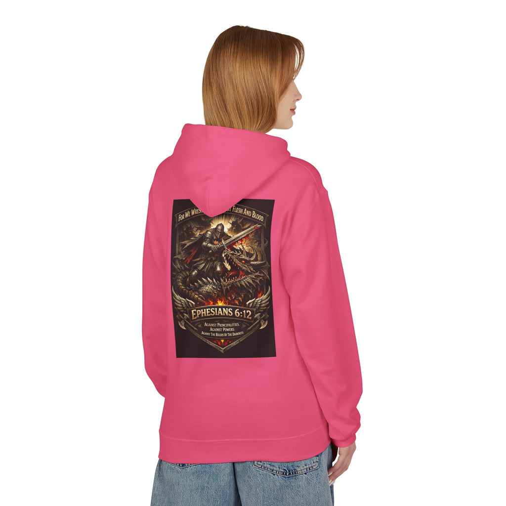 Christian Warrior Hoodie — "Stand Firm" Ephesians 6:12 Inspirational Gospel Hoodie