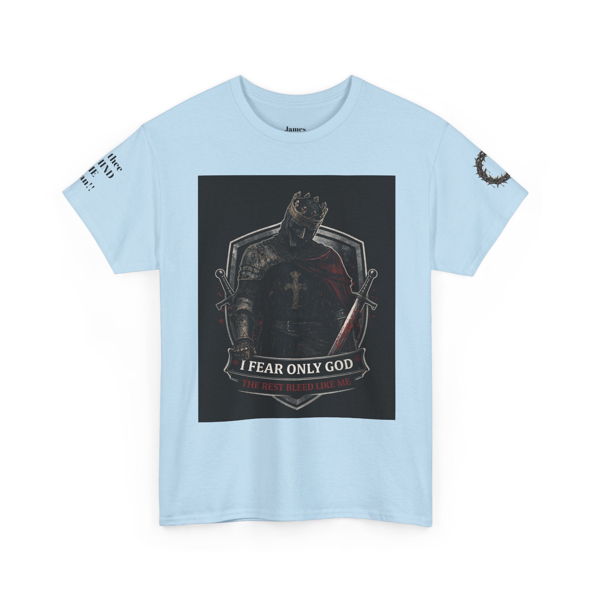 Fear Only God T-Shirt — Steadfast Valor Co. Knight Graphic Tee