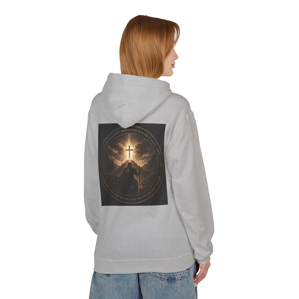 Christian Cross Hoodie — 'Stand by the Word' Inspirational Faith Sweatshirt