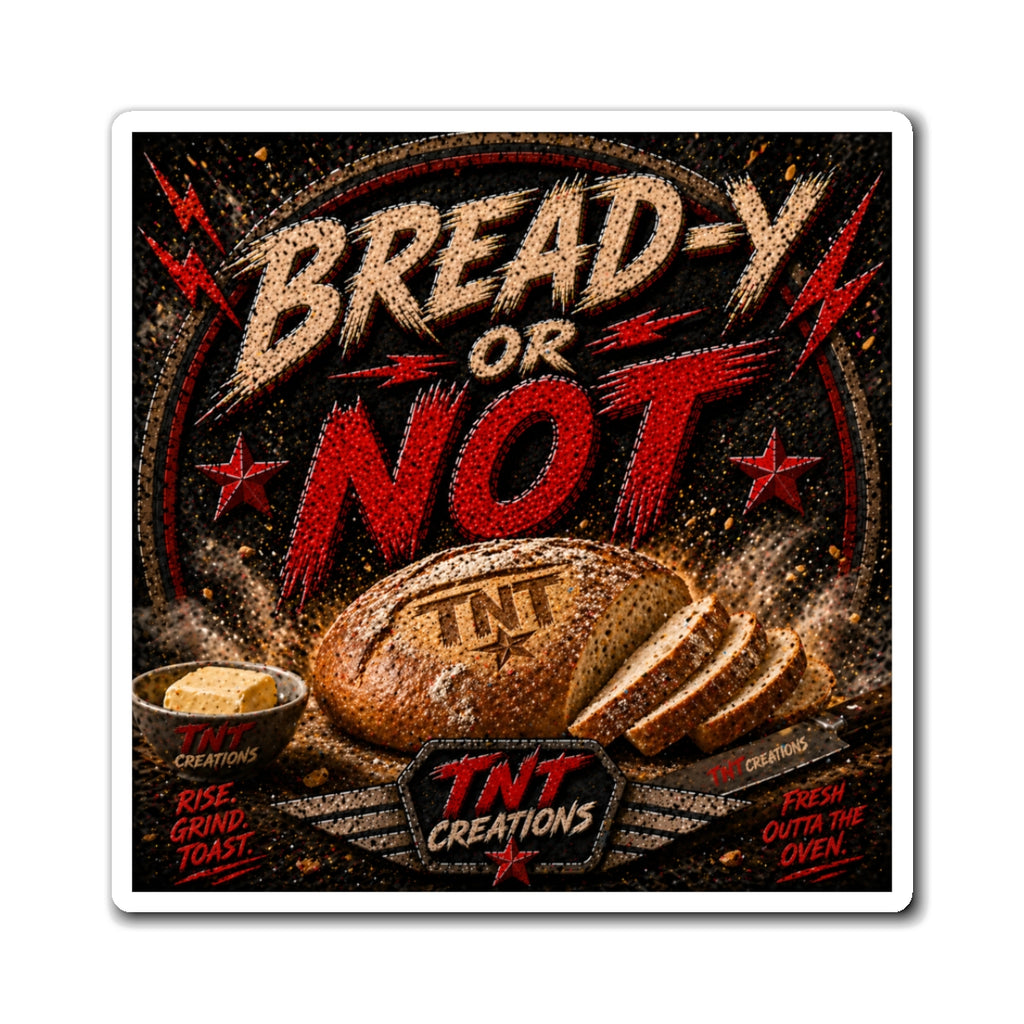 Magnet — "Bread-y or Not" Vintage Bakery Refrigerator Magnet