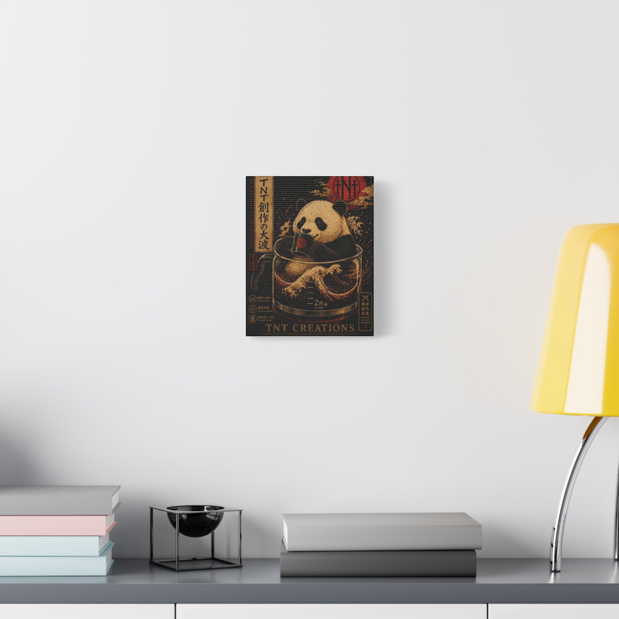 Panda Tea Canvas