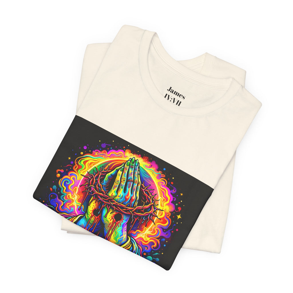 Psychedelic Jesus T‑Shirt – "There's No High Like the Most High" Graphic Tee