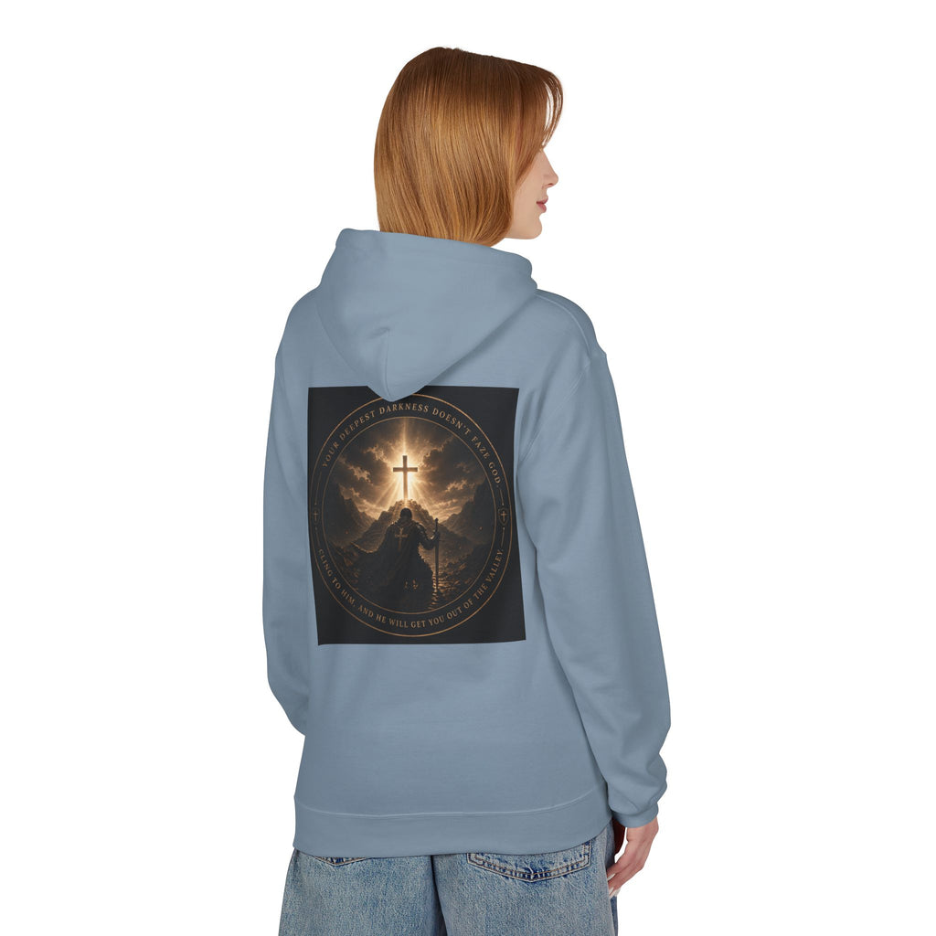 Christian Cross Hoodie — 'Stand by the Word' Inspirational Faith Sweatshirt