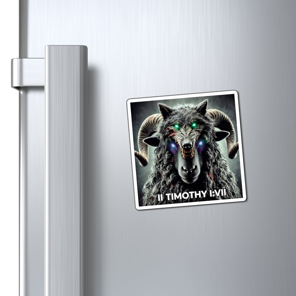No Fear Black Sheep Magnet —  (II Timothy I:VII)