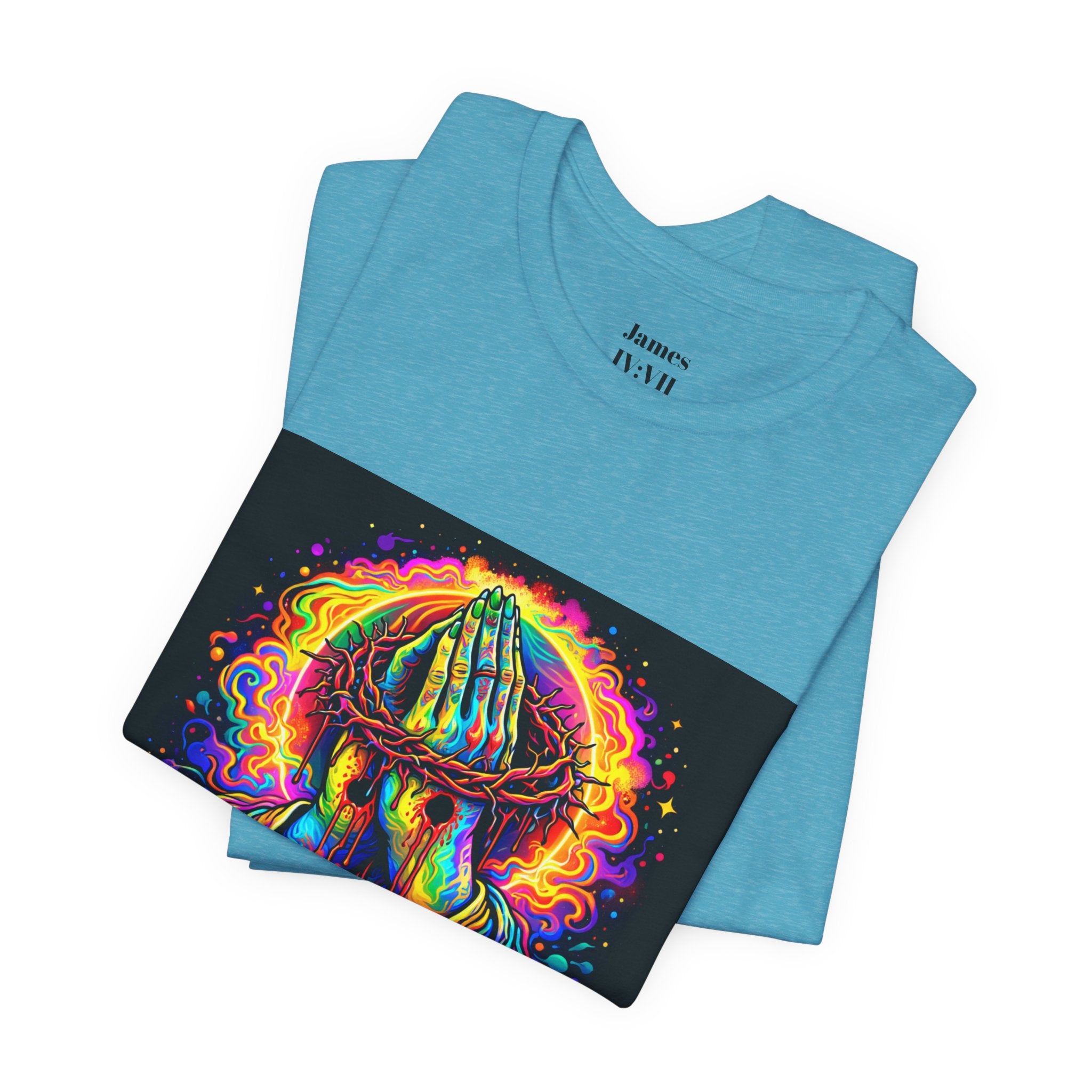 Psychedelic Jesus T‑Shirt – "There's No High Like the Most High" Graphic Tee
