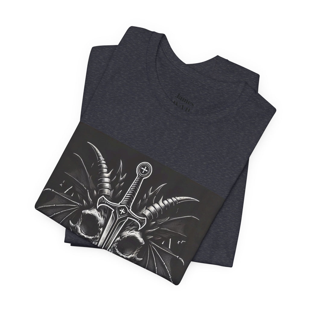 Defying Darkness Tee — "Aut Vincere, Aut Mori" Graphic T-Shirt