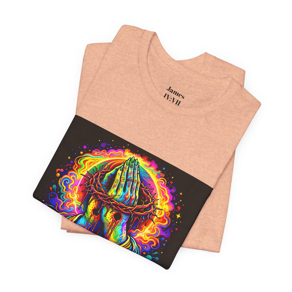 Psychedelic Jesus T‑Shirt – "There's No High Like the Most High" Graphic Tee