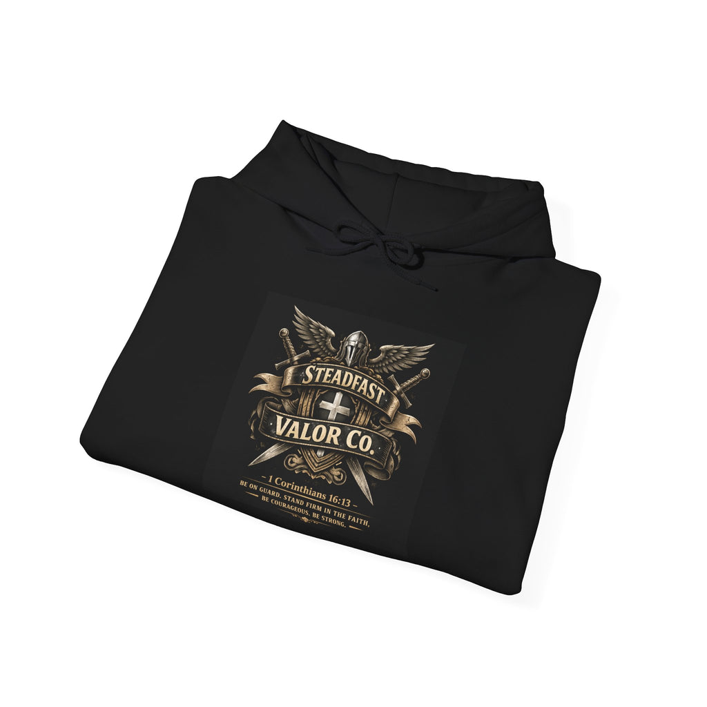 Steadfast Valor Co. Vintage Military Logo Hoodie