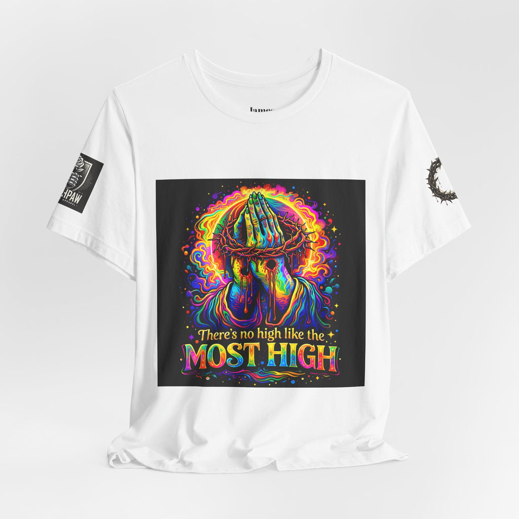 Psychedelic Jesus T‑Shirt – "There's No High Like the Most High" Graphic Tee
