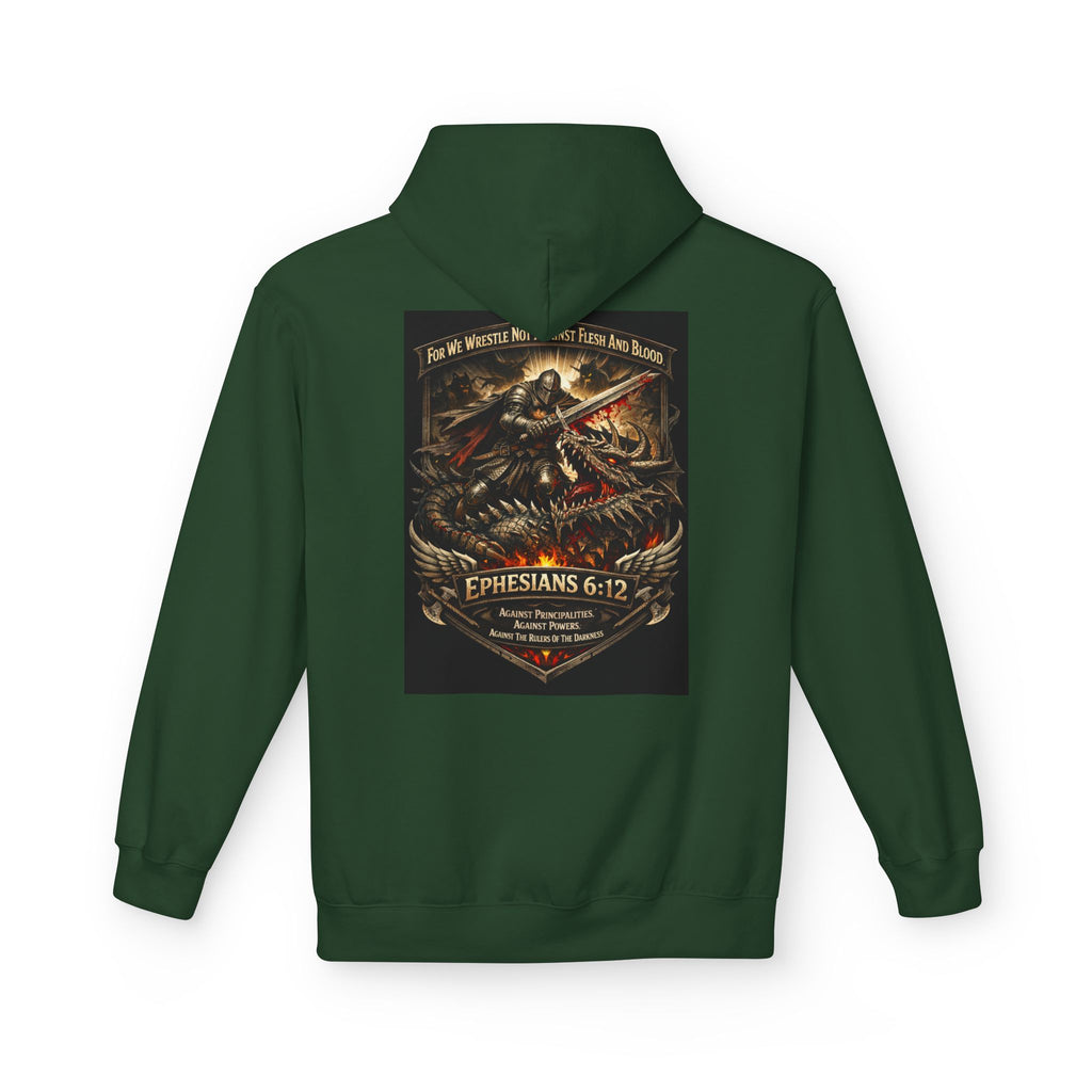 Christian Warrior Hoodie — "Stand Firm" Ephesians 6:12 Inspirational Gospel Hoodie