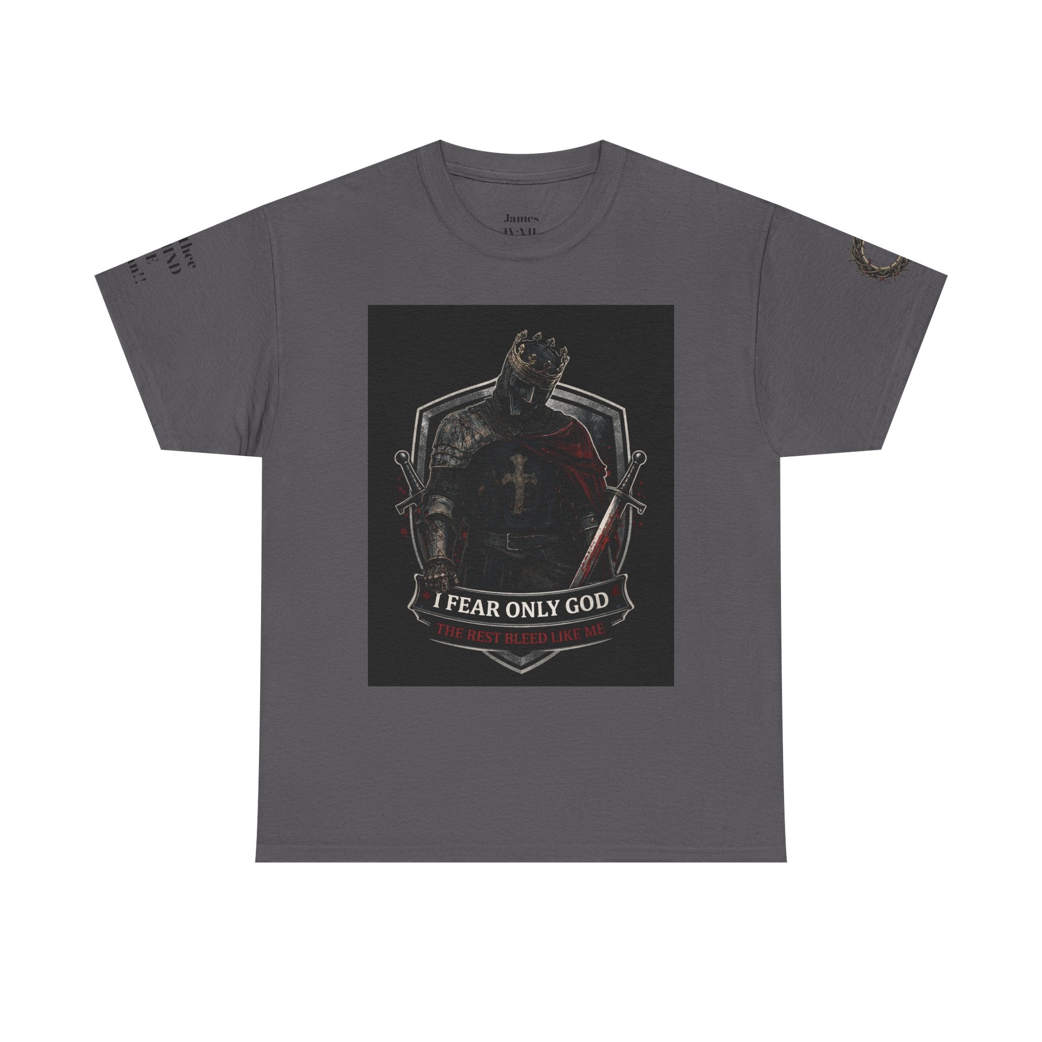 Fear Only God T-Shirt — Steadfast Valor Co. Knight Graphic Tee